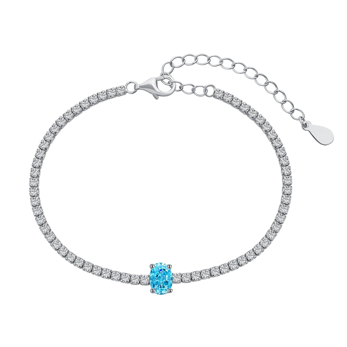 [Vintora Jewelry]0.75 Carat Exquisite Oval Cut Daily Bracelet