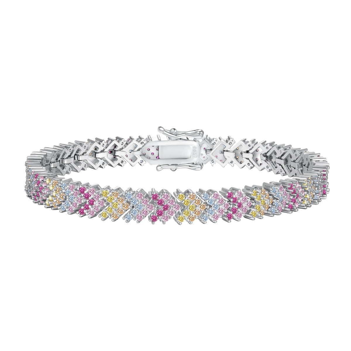 [Vintora Jewelry]Ornate Sparkling Round Cut Party Bracelet
