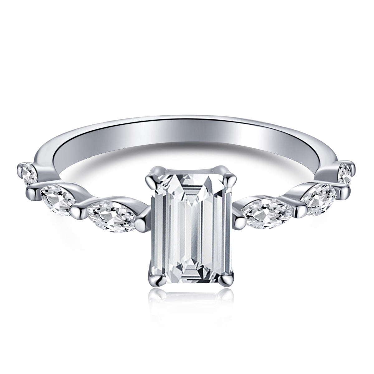 [Vintora Jewelry]1.0 Carat Dainty Resplendent Radiant Cut Daily Ring
