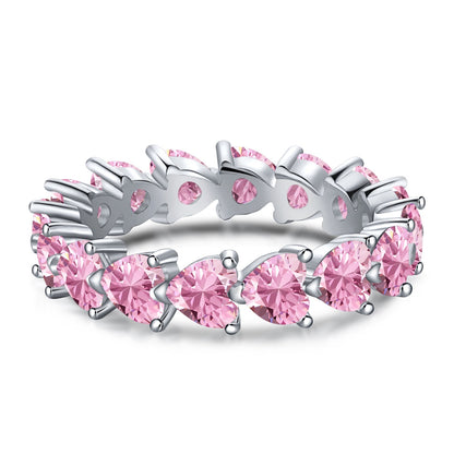 [Vintora Jewelry]0.25 Carat Radiant Romance Heart Cut Lover Ring