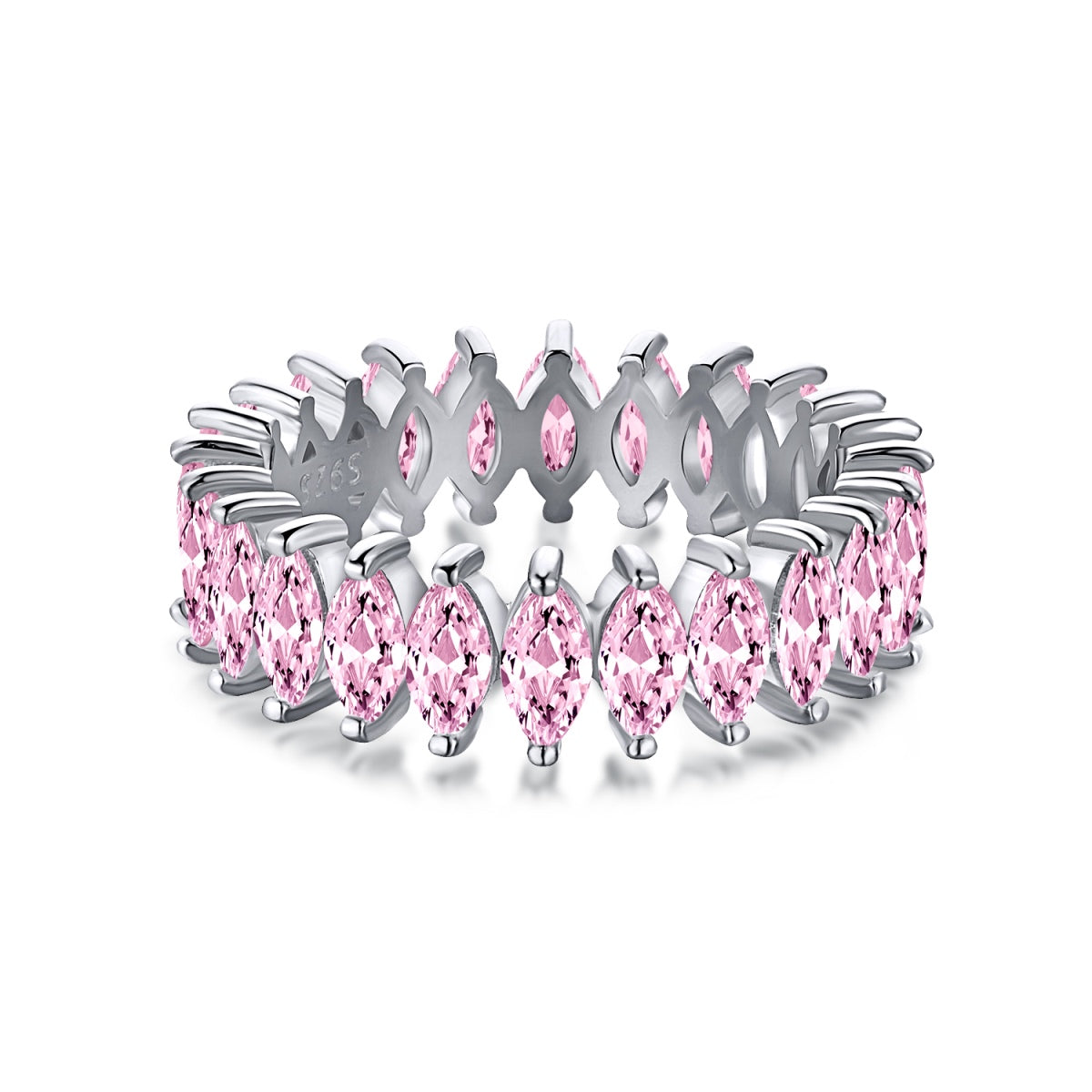 [Vintora Jewelry]Gorgeous Marquise Cut Tennis Ring