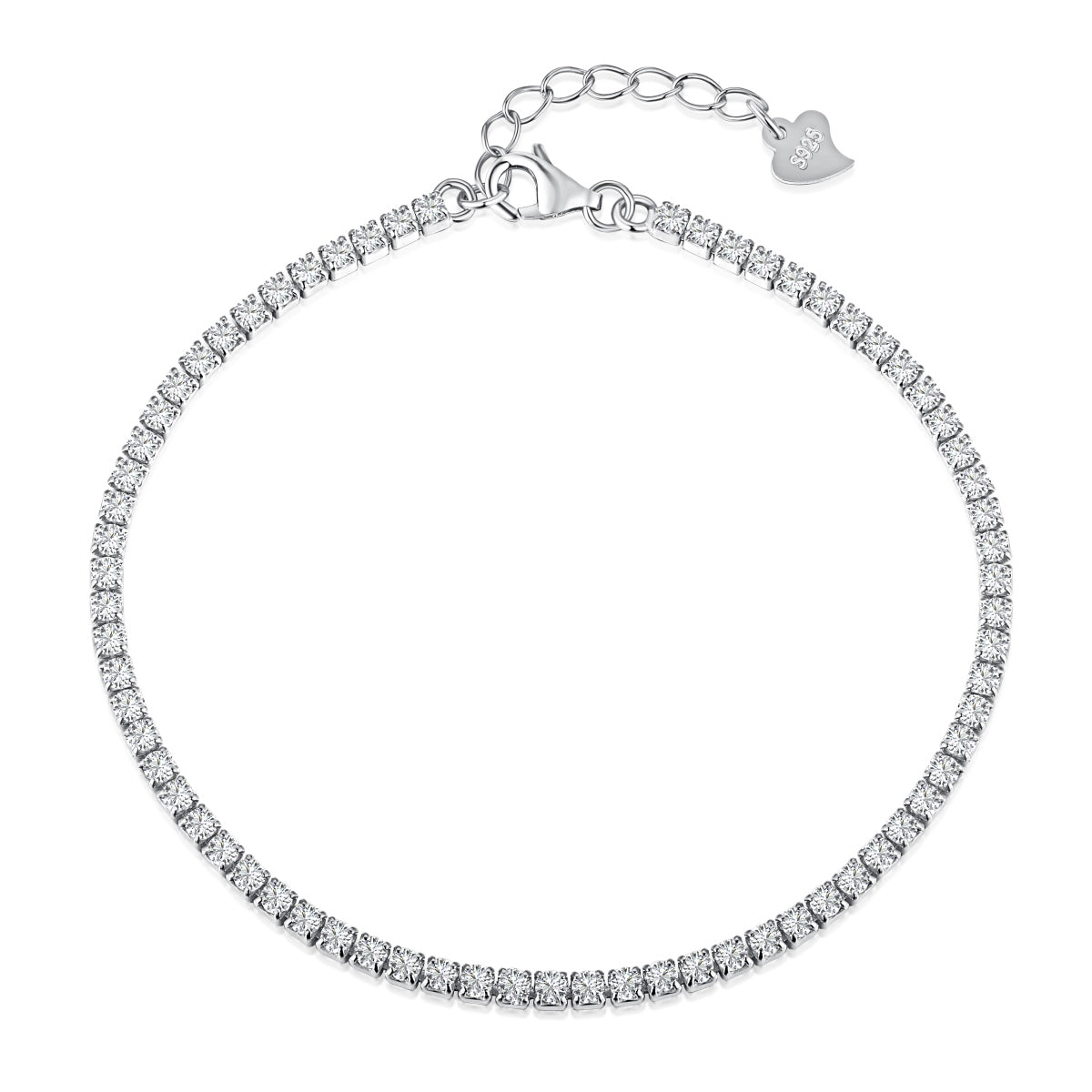 [Vintora Jewelry]Radiant Shinning Princess Cut Tennis Bracelet