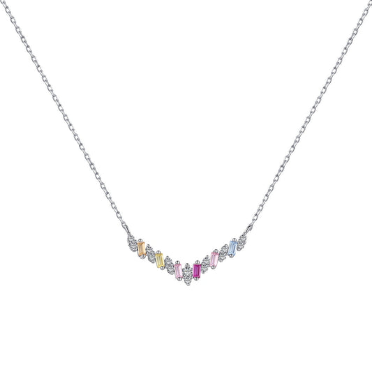 [Vintora Jewelry]Dazzling Rainbow Necklace