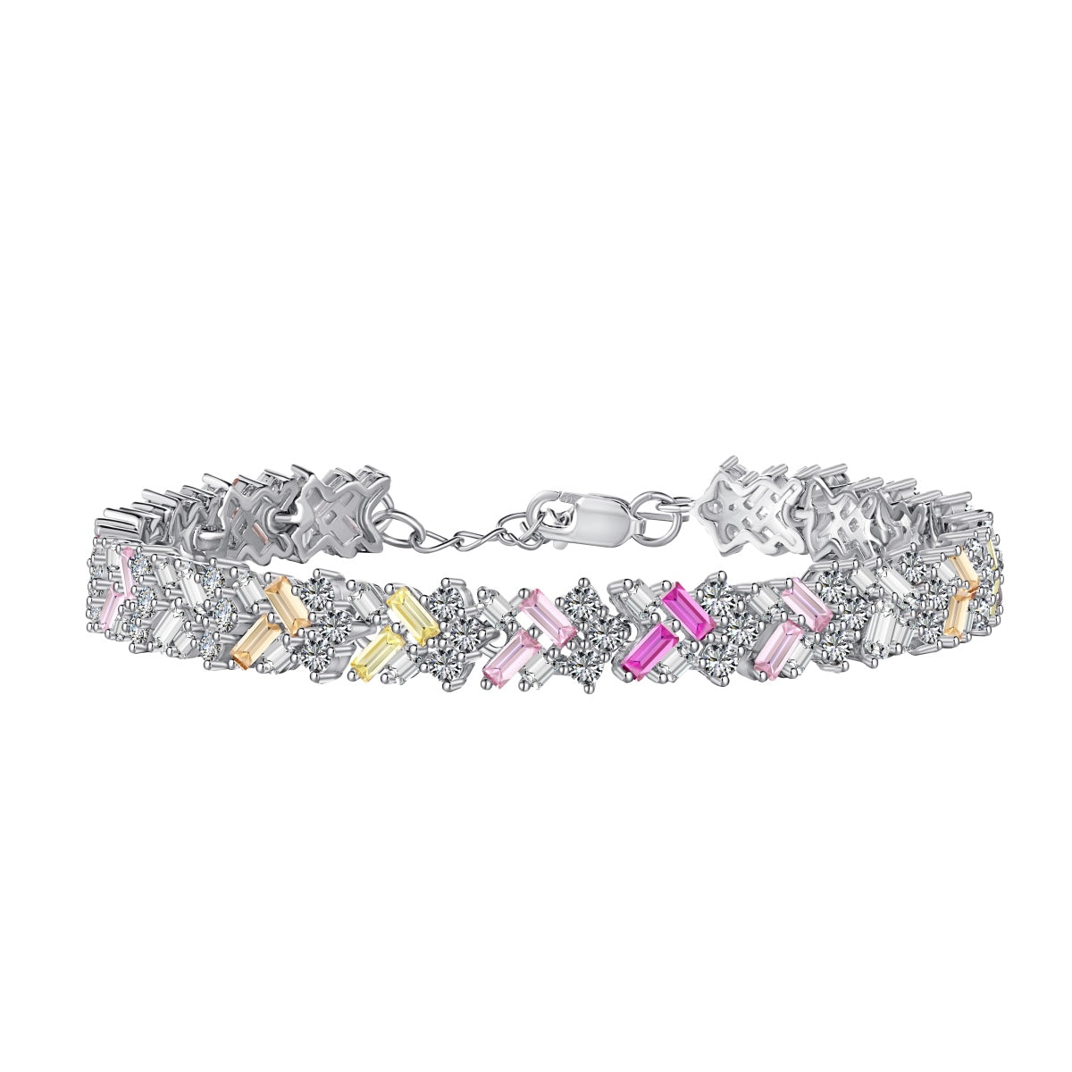 [Vintora Jewelry]Dazzling Unique Multi Shape Daily Bracelet