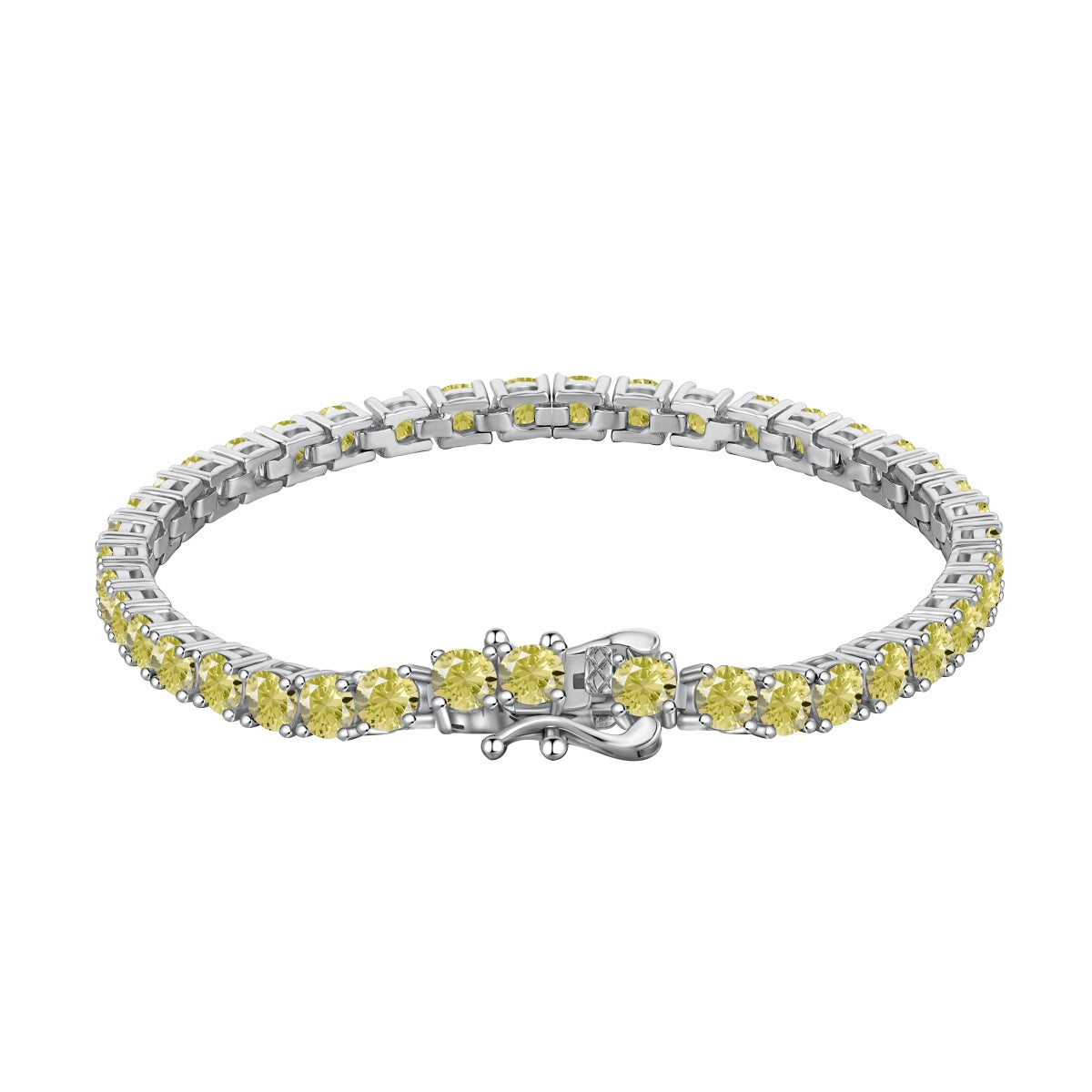 [Vintora Jewelry]Ornate Dazzling Round Cut Tennis Bracelet