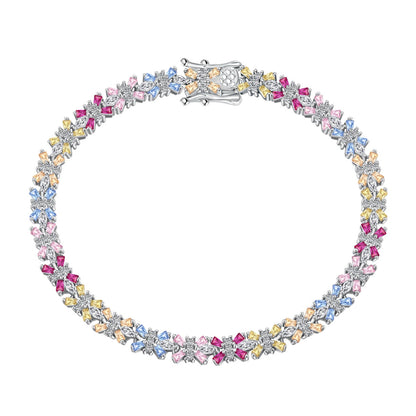 [Vintora Jewelry]Radiant Colorful Emerald Cut Party Bracelet