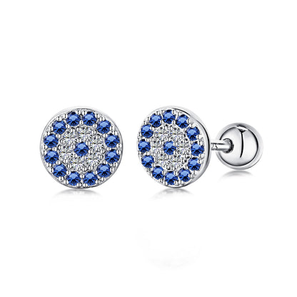 [Vintora Jewelry]Devil's Eye Ear Bone Nail Earrings