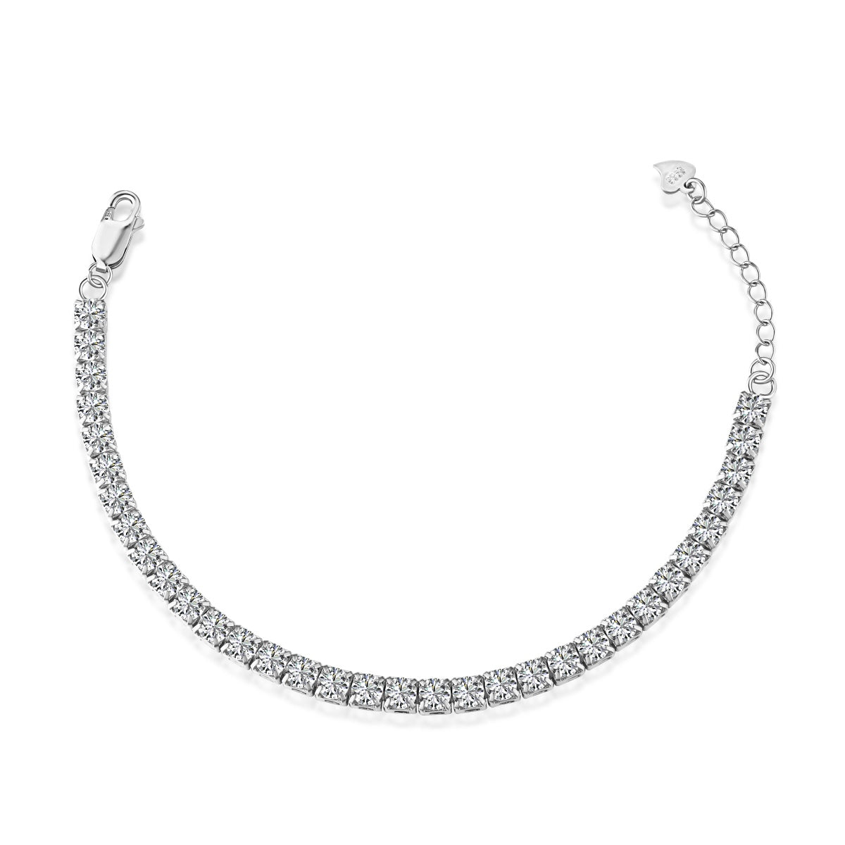 [Vintora Jewelry]Sparkling Radiant Princess Cut Tennis Bracelet