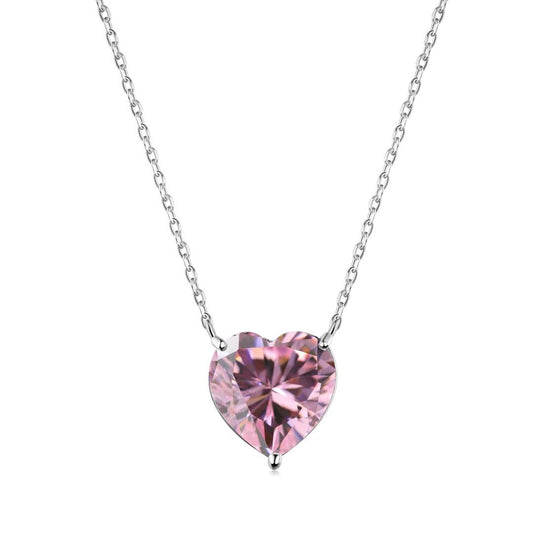 [Vintora Jewelry]6.0 carat Radiant Heart Shape Necklace