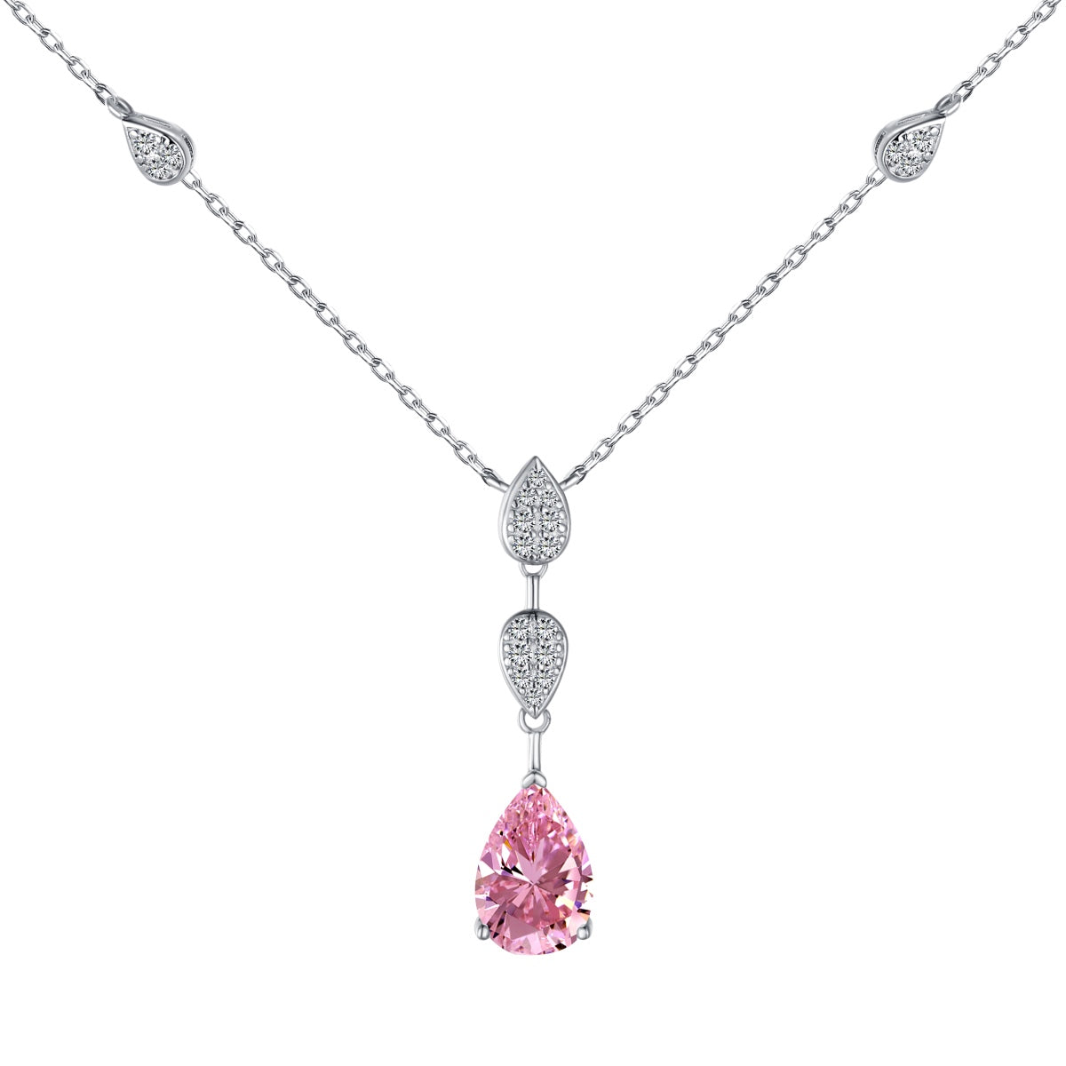 [Vintora Jewelry]Dazzling Pear Cut Necklace
