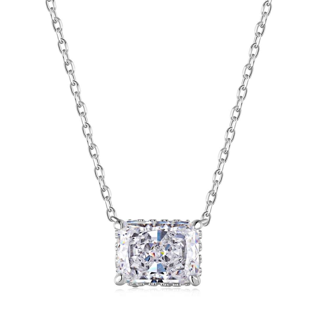 [Vintora Jewelry]Luxurious Square Shape Colorful Necalack