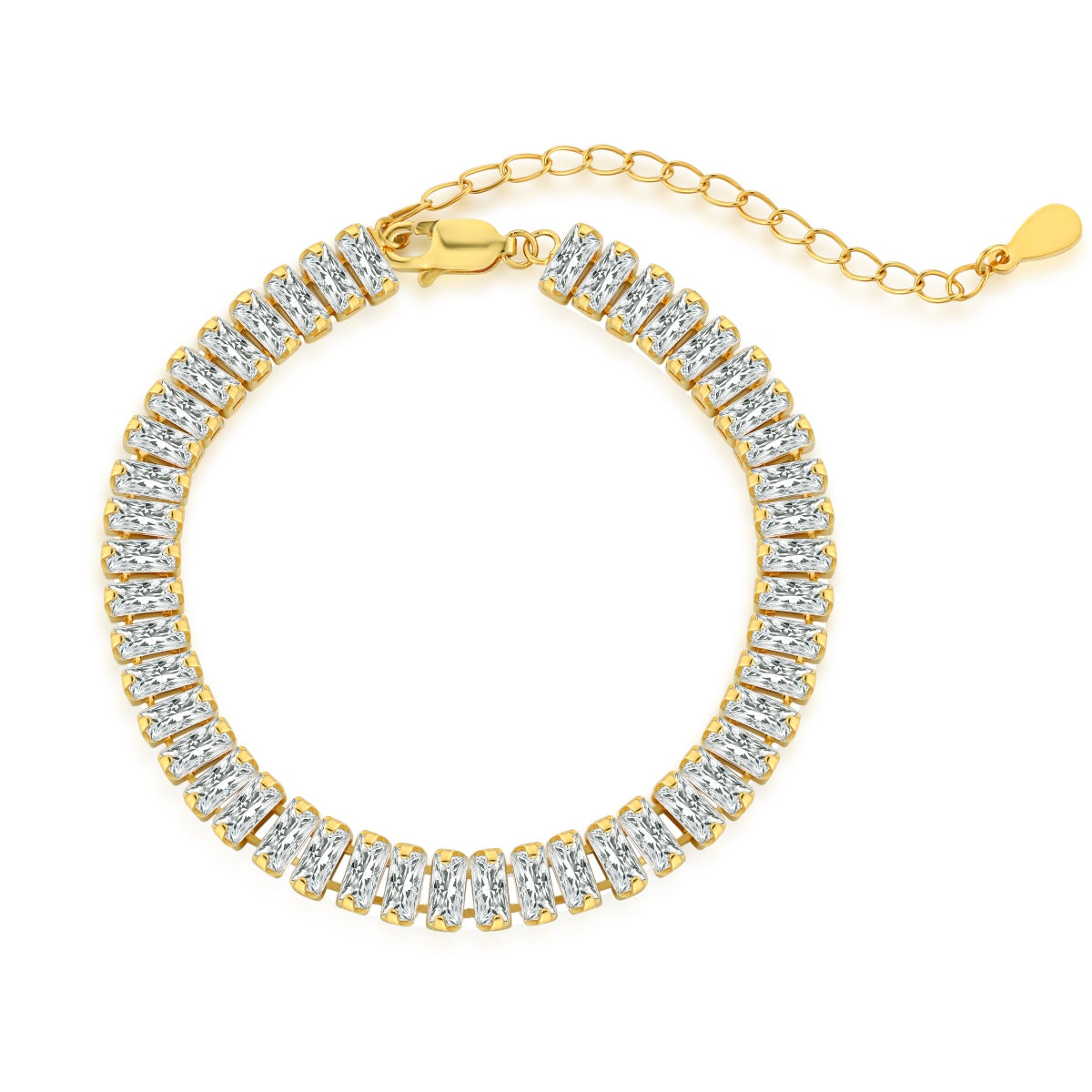 [Vintora Jewelry]Exquisite Emerald Cut Daily Bracelet