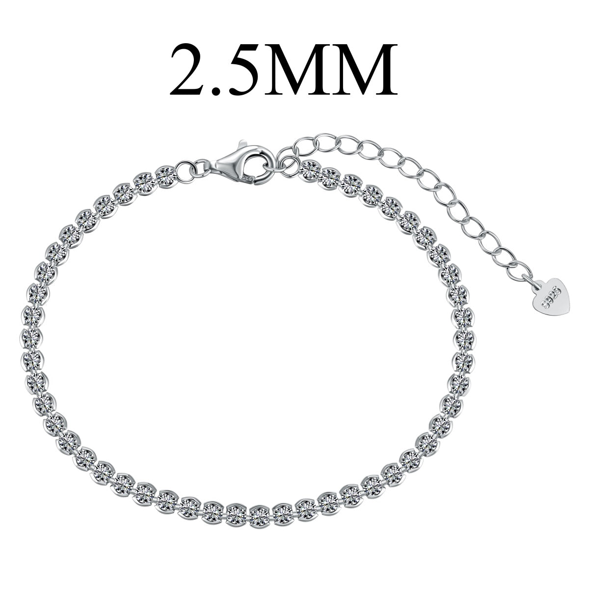 [Vintora Jewelry]Dazzling Sparkling Round Cut Daily Bracelet