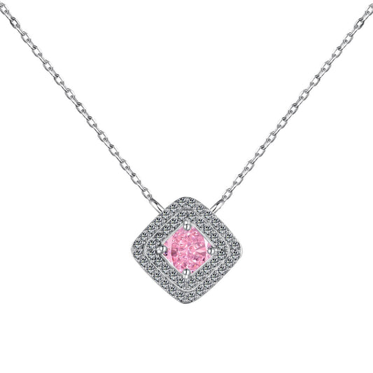 [Vintora Jewelry]Sparkling Asscher Cut Necklace