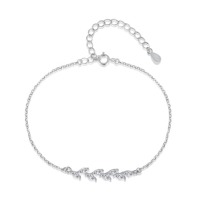 [Vintora Jewelry]Elegant Wheat Leaves Shape Bracelet