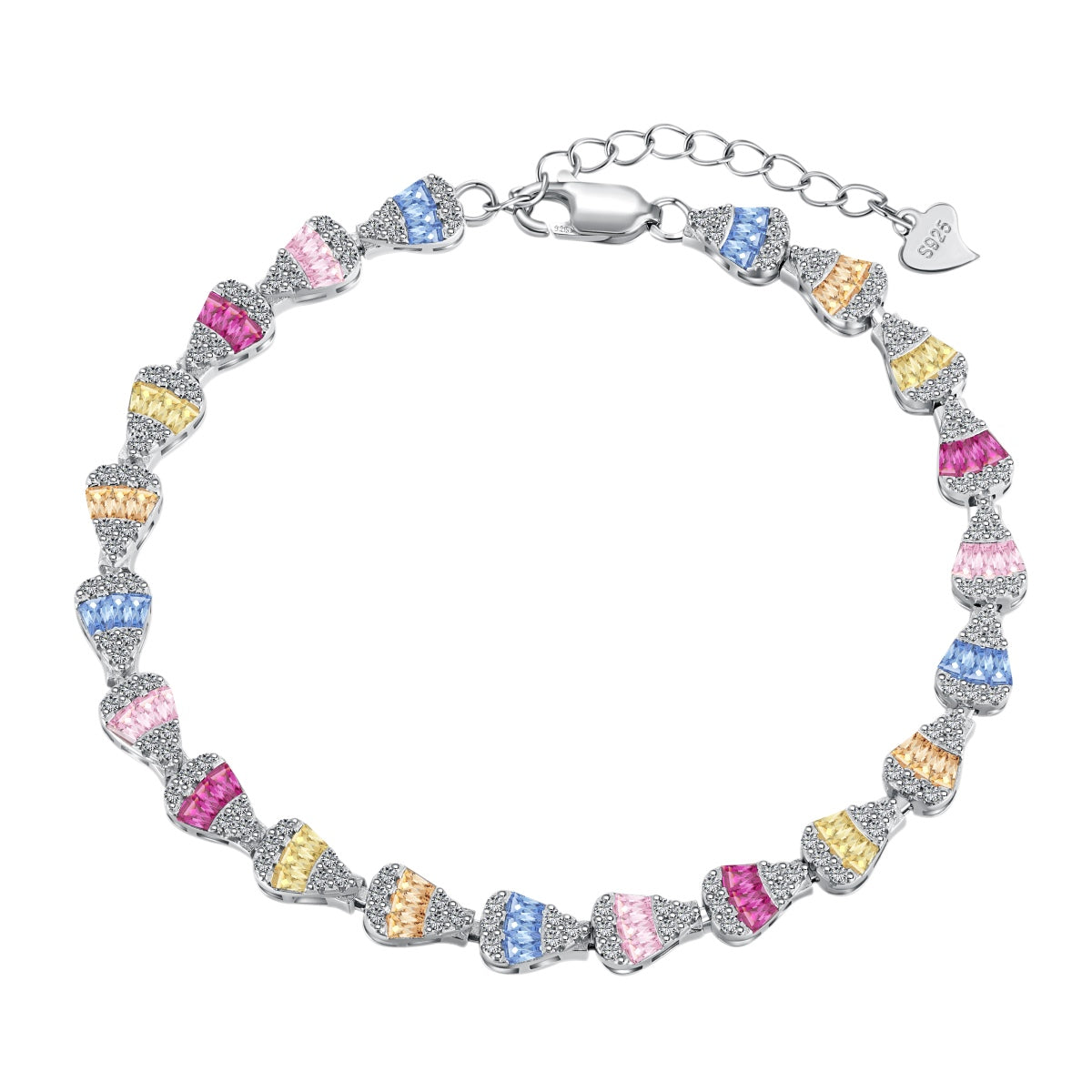 [Vintora Jewelry]Radiant Water Drop Shape Daily Bracelet