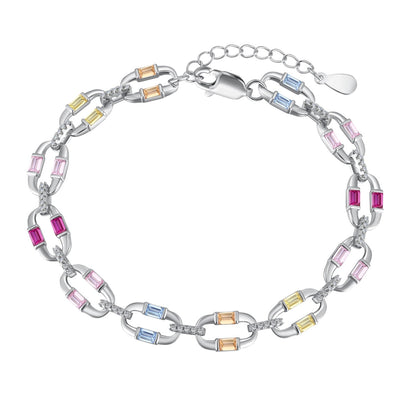 [Vintora Jewelry]Dazzling Colorful Daily Bracelet