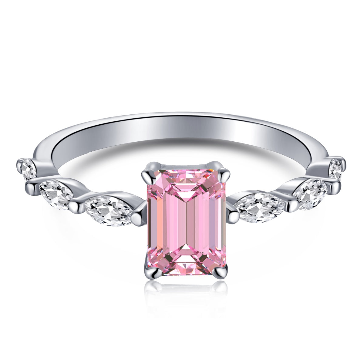 [Vintora Jewelry]1.0 Carat Dainty Resplendent Radiant Cut Daily Ring