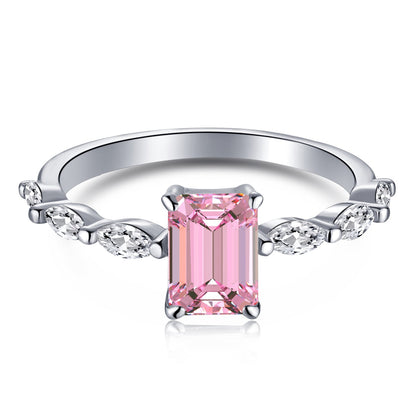 [Vintora Jewelry]1.0 Carat Dainty Resplendent Radiant Cut Daily Ring