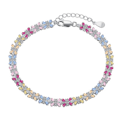 [Vintora Jewelry]Radiant Colorful Emerald Cut Party Bracelet