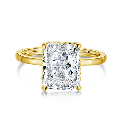 [Vintora Jewelry]4.0 Carat Ornate Enchanting Radiand Cut Banquet Ring