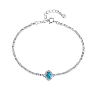 [Vintora Jewelry]Exquisite Oval Shape Bracelet