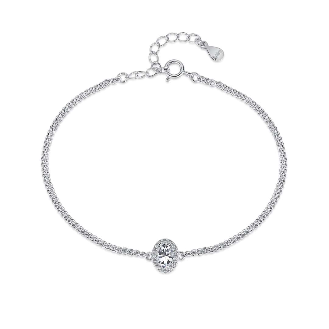 [Vintora Jewelry]Exquisite Oval Shape Bracelet