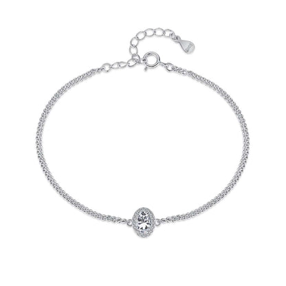 [Vintora Jewelry]Exquisite Oval Shape Bracelet