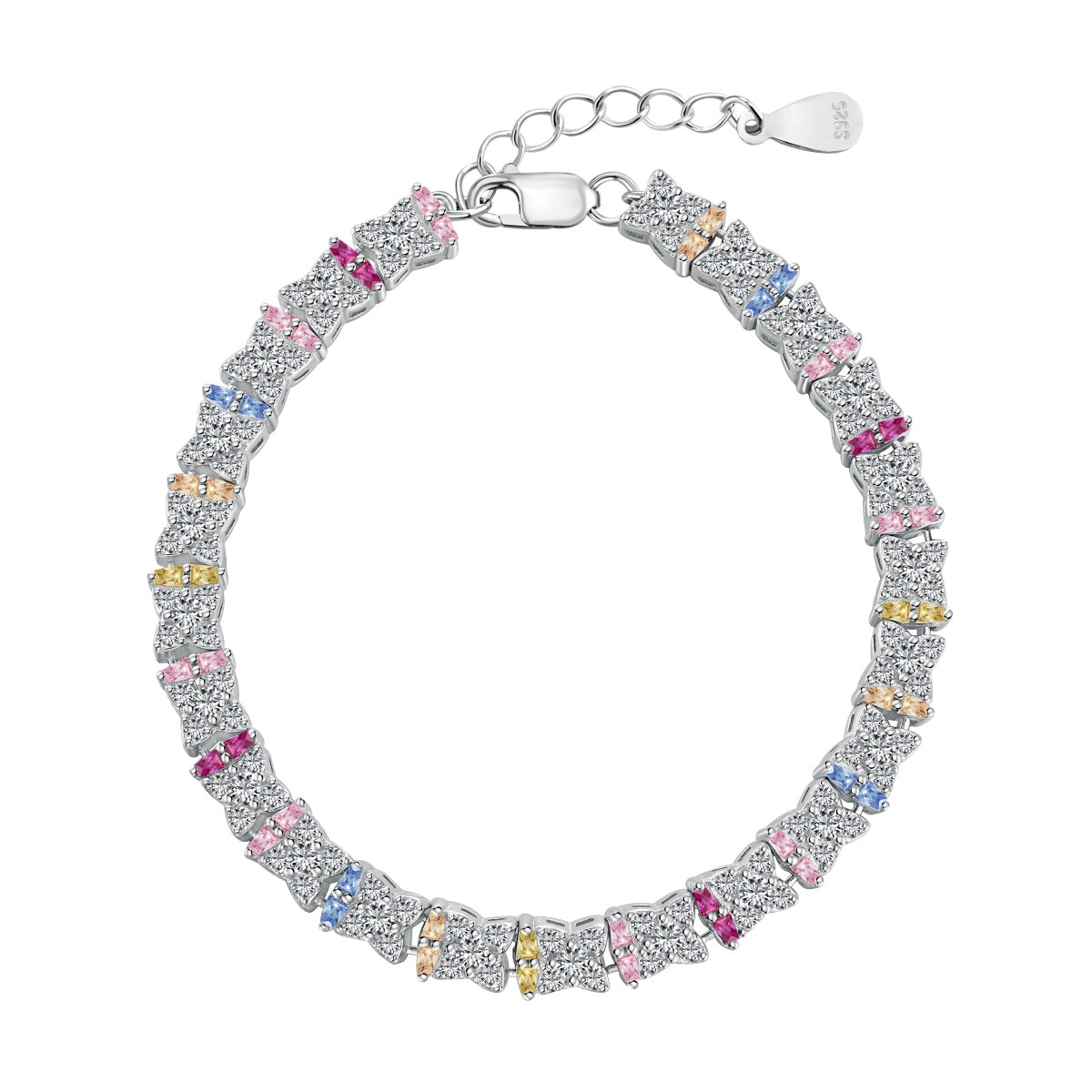 [Vintora Jewelry]Unique Colorful Flower Shape Daily Bracelet