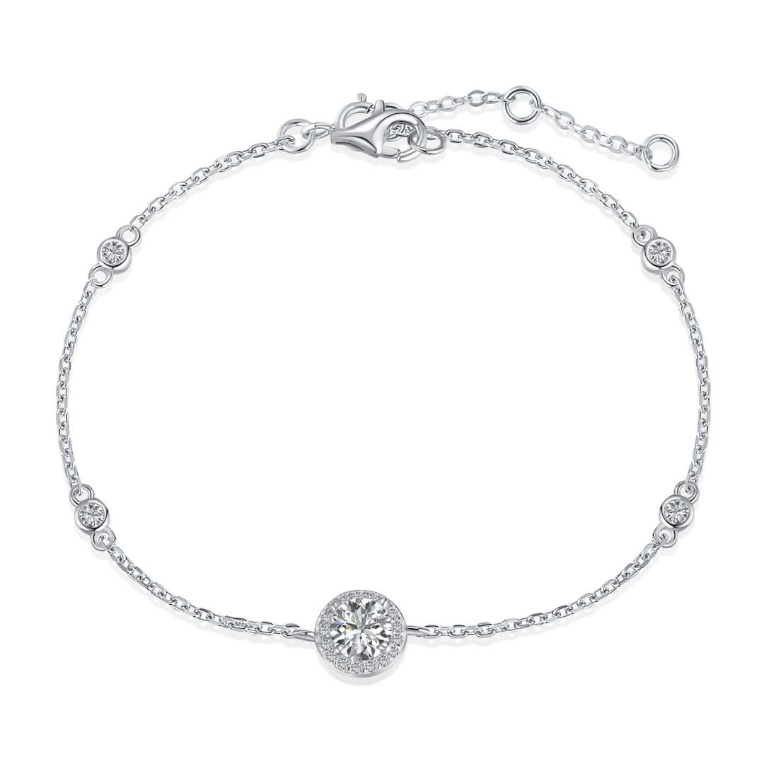 [Vintora Jewelry]Dazzling Round Cut Shape Bracelet