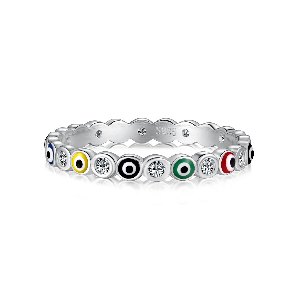 [Vintora Jewelry]Sparkling Vibrant Round Shape Daily Ring