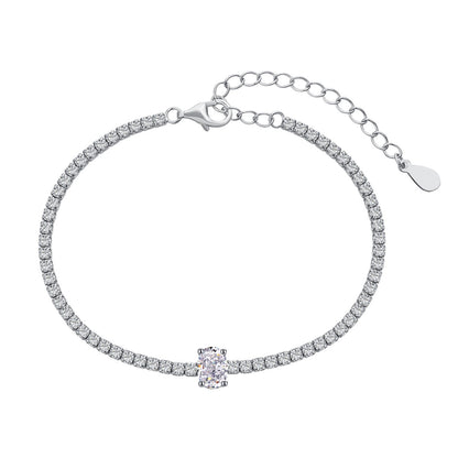 [Vintora Jewelry]0.75 Carat Exquisite Oval Cut Daily Bracelet