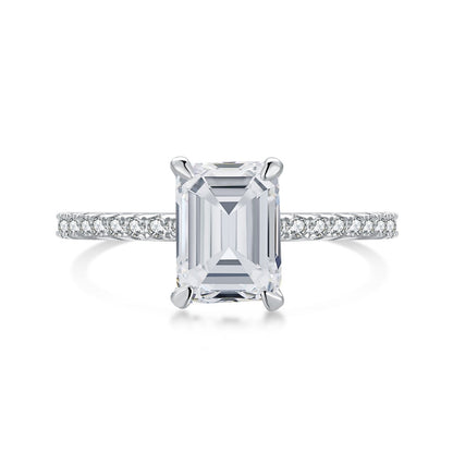 [Vintora Jewelry]2.0 Carat Scintillating Ornate Radiant Cut Party Ring