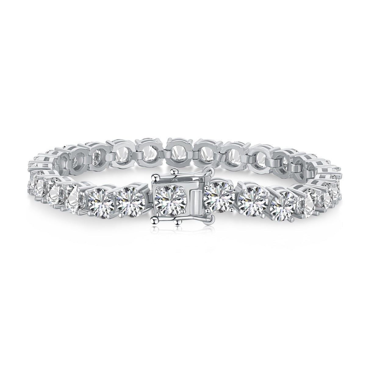 [Vintora Jewelry]0.75 Carat Dazzling Round Cut Wedding Bracelet