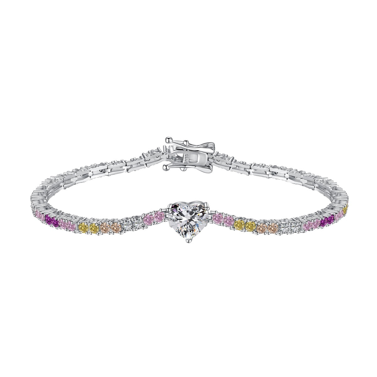 [Vintora Jewelry]Delicate Romantic Heart Shape Lover Bracelet