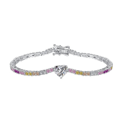 [Vintora Jewelry]Delicate Romantic Heart Shape Lover Bracelet