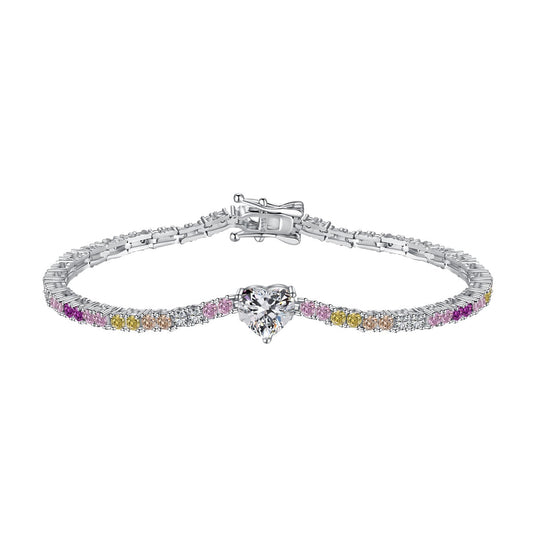 [Vintora Jewelry]Delicate Romantic Heart Shape Lover Bracelet