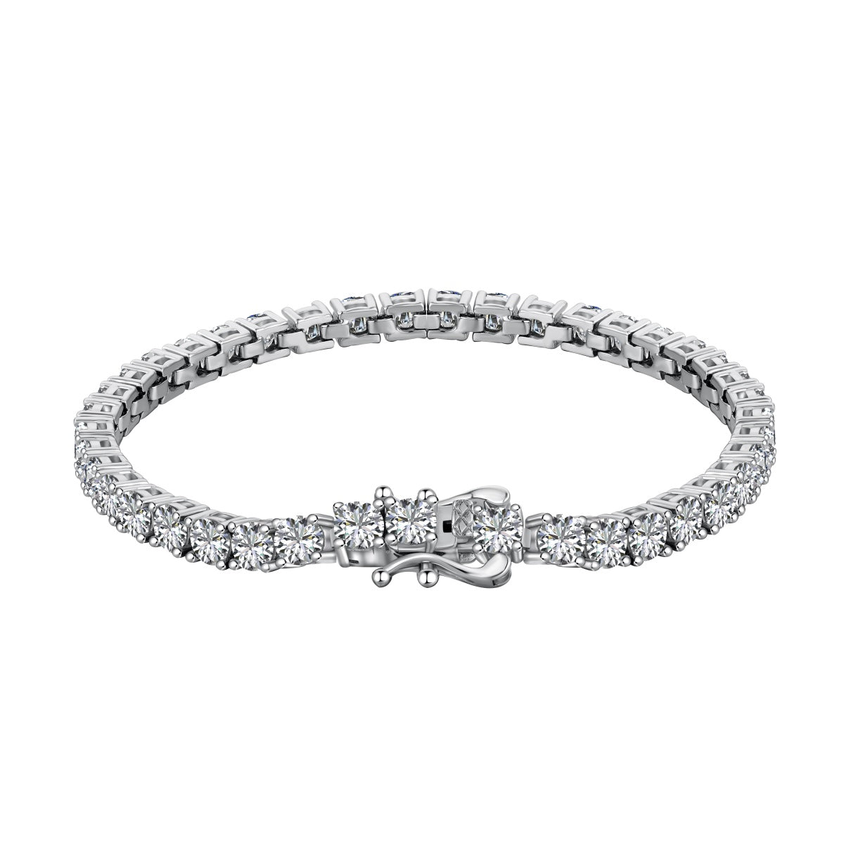 [Vintora Jewelry]Luxurious Ornate Round Cut Tennis Bracelet