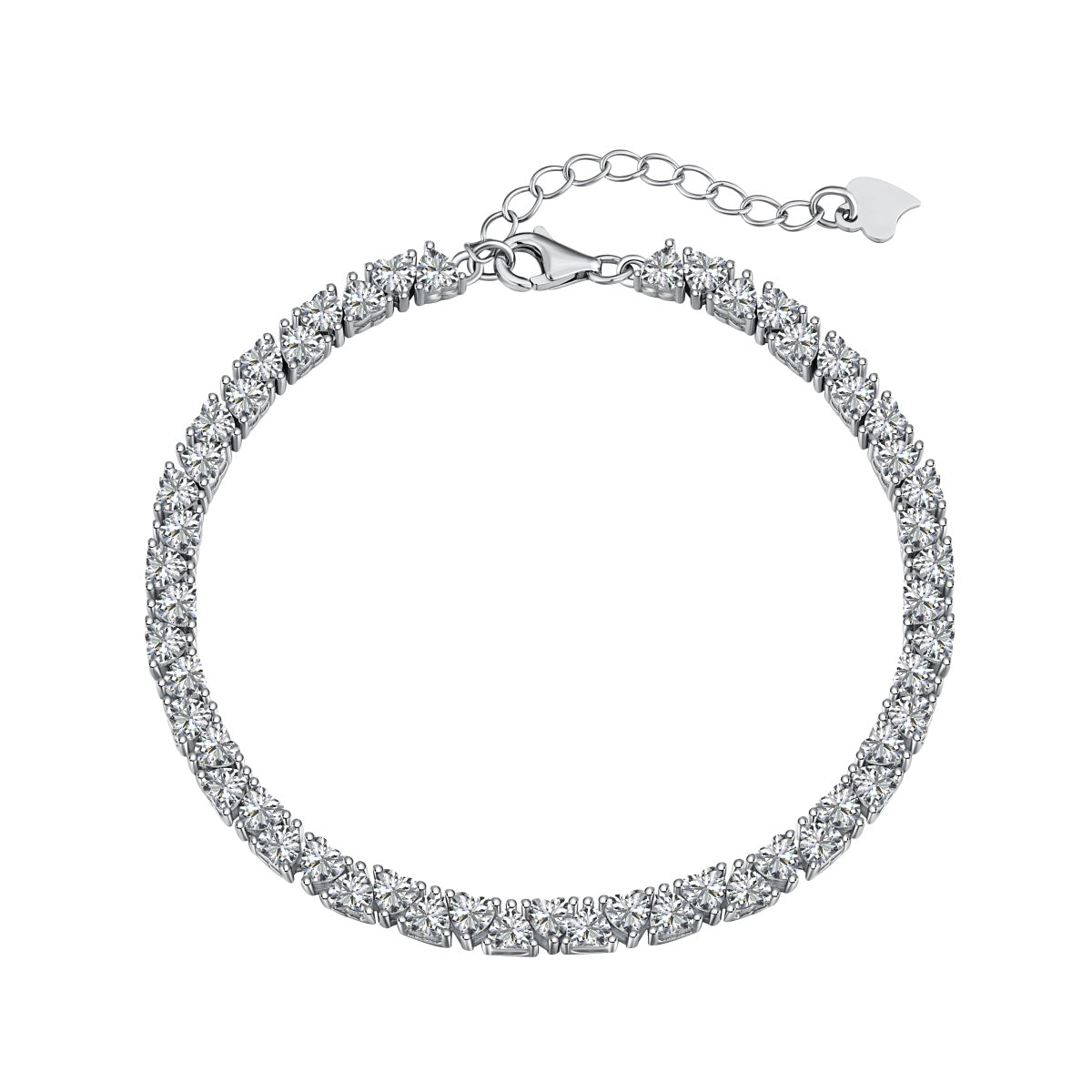 [Vintora Jewelry]Dazzling Romantic Heart Shape Lover Bracelet