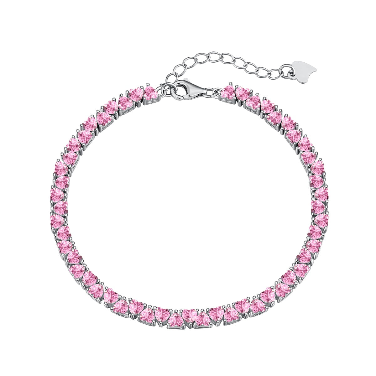 [Vintora Jewelry]Dazzling Romantic Heart Shape Lover Bracelet