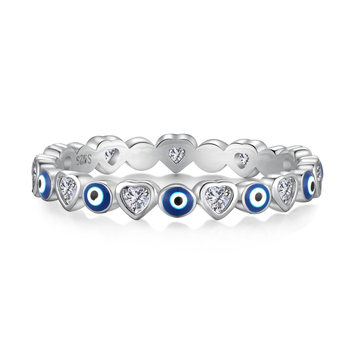 [Vintora Jewelry]Radiant Colorful Round Shape Daily Ring