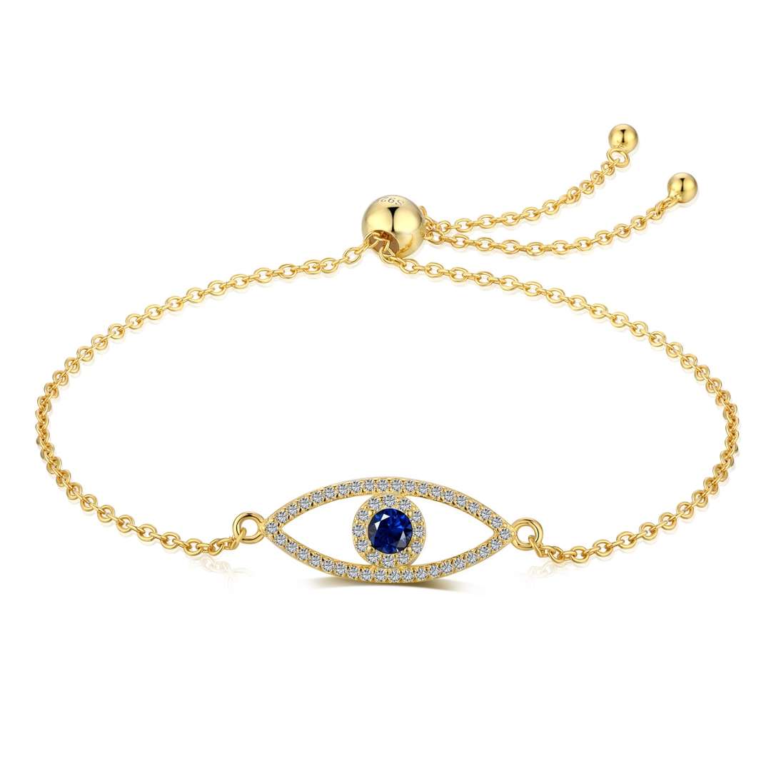 [Vintora Jewelry]Devil's Eye Hollow Design Bracelet