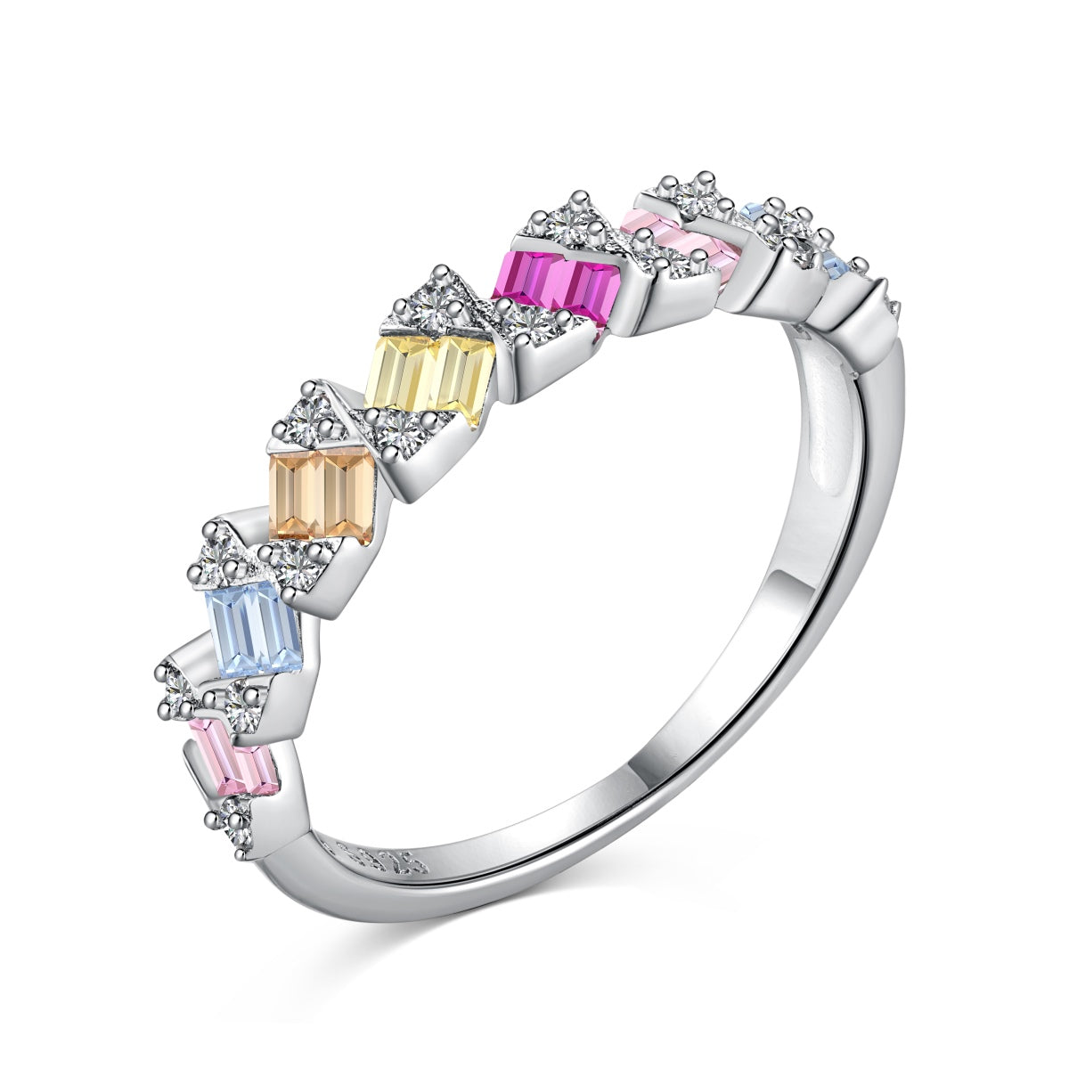 [Vintora Jewelry]Delicate Vibrant Emerald Cut Daily Ring