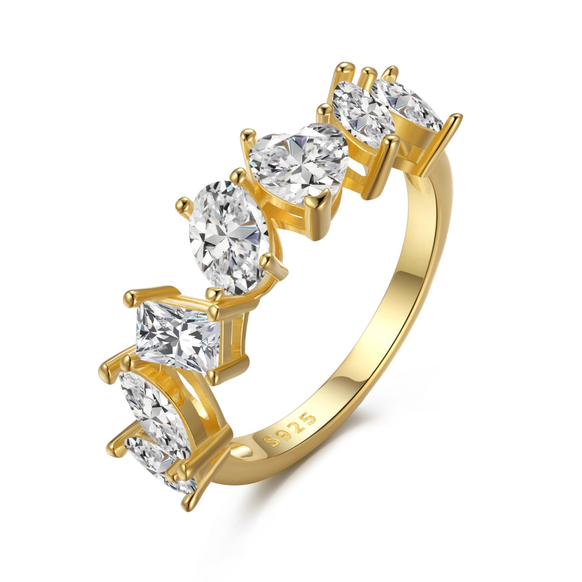 [Vintora Jewelry]Delicate Multi Cut Ring