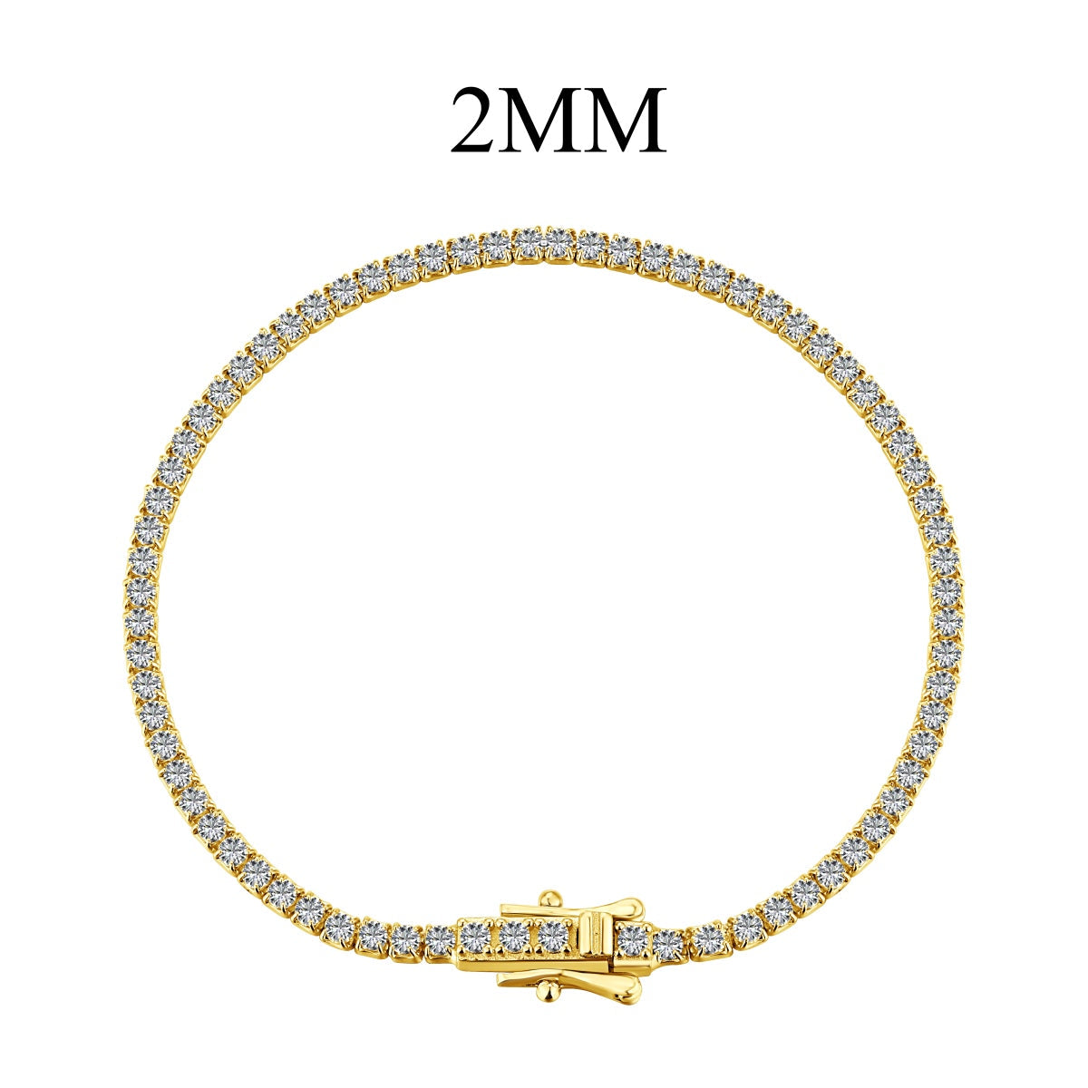 [Vintora Jewelry]Radiant Colorful Round Cut Party Bracelet