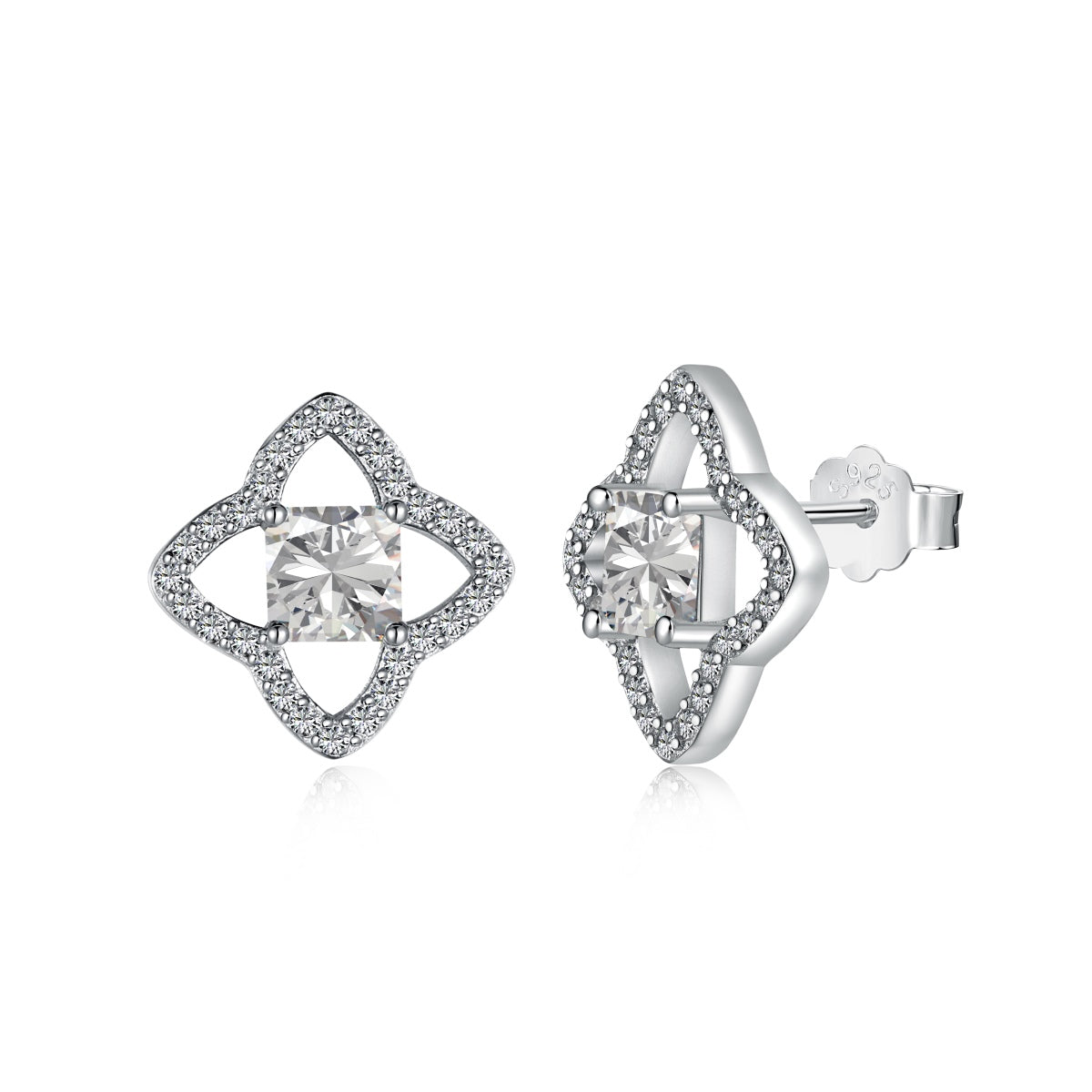 [Vintora Jewelry]Elegant Star Shape Princess Cut Daily Earrings