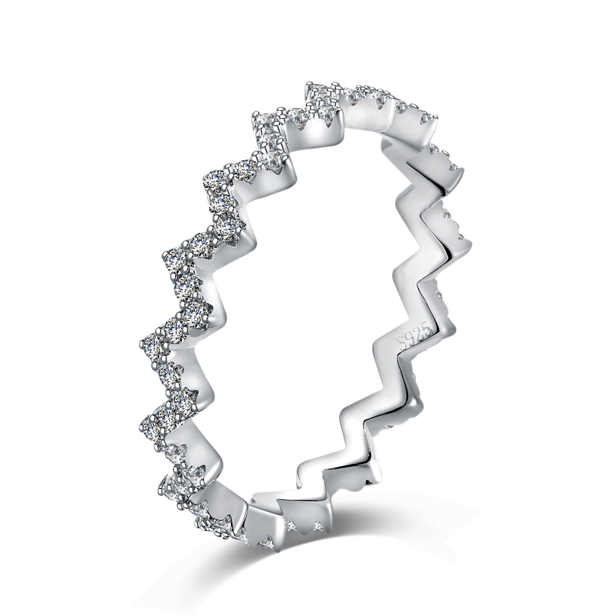 [Vintora Jewelry]Delicate Enchanting Wave Shape Daily Ring