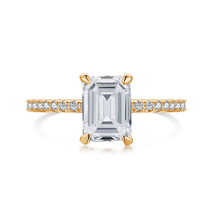 [Vintora Jewelry]2.0 Carat Scintillating Ornate Radiant Cut Party Ring