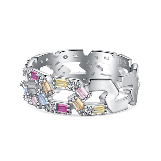 [Vintora Jewelry]Sparkling Vibrant Emerald Cut Daily Ring