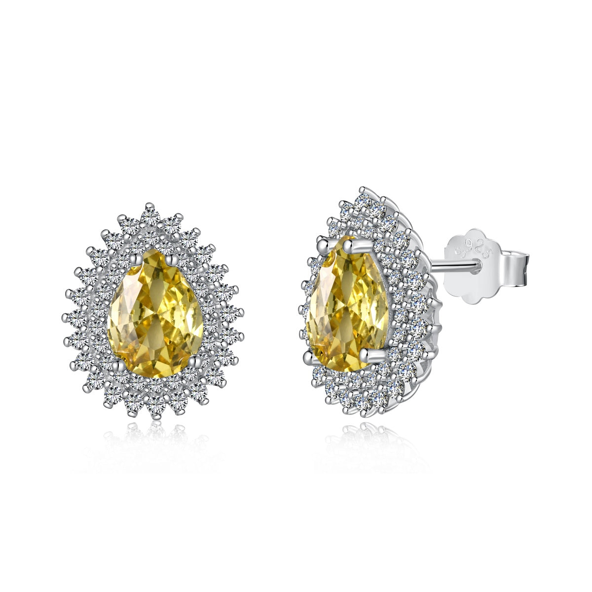[Vintora Jewelry]Delicate Gorgeous Pear Cut Daily Earrings